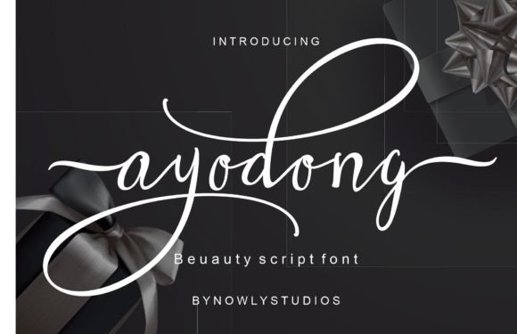 Ayodong: A Delicate Handwritten Font for Elegant Campaigns