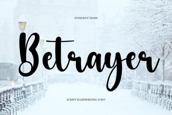 Betrayer: A Bold Script for Creative Projects