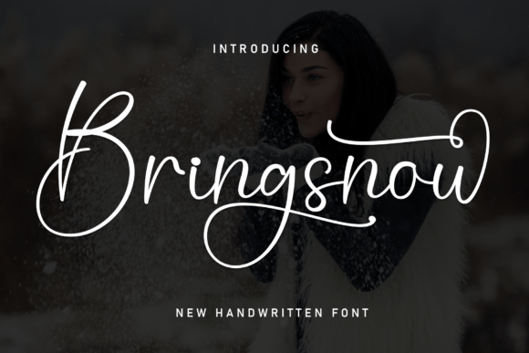 Bringsnow Font: A Playful Typographic Asset for Digital Designers