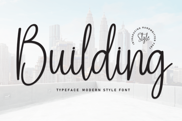 Building: A Handwritten Font for Editorial Elegance