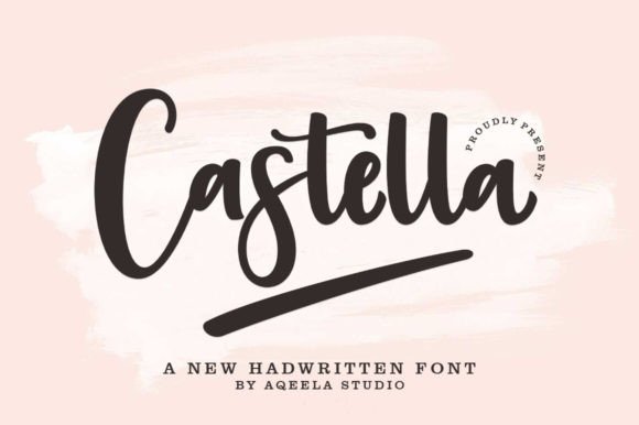 Castella: An Elegant Handwritten Font for Modern Branding