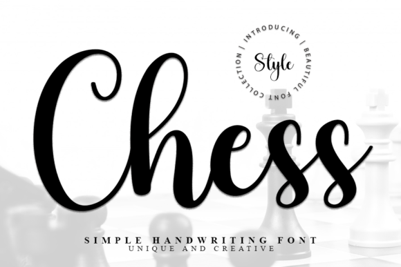 Chess: A Delicate Handwritten Font for Unique Branding