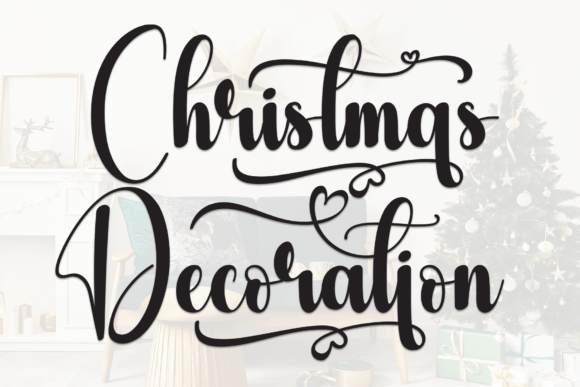 Christmas Decoration Font: A Friendly Handwritten Review
