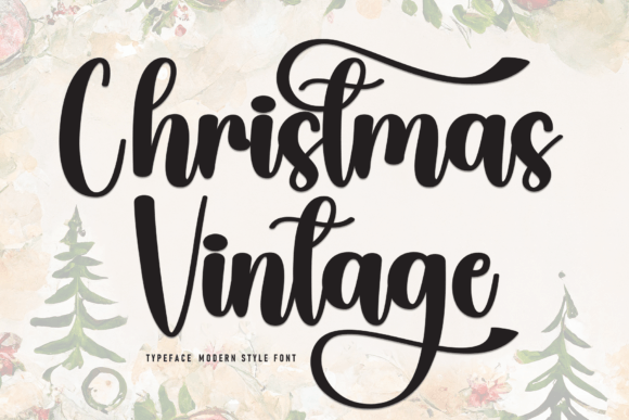 Christmas Vintage Font: A Timeless Touch for Your Brand