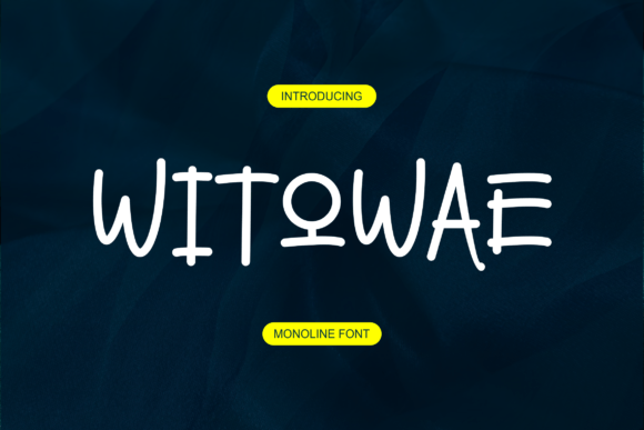 Discover Witowae: A Handwritten Font for Elegant Branding