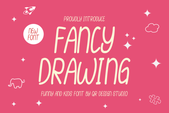 Fancy Drawing: A Display Font That Elevates Digital Brand Stories