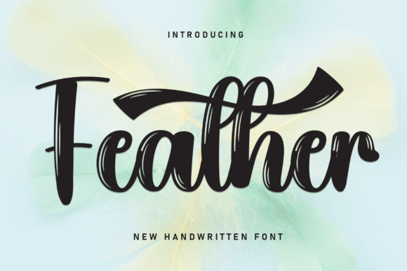 Feather: A Charming Handwritten Font for Crafters