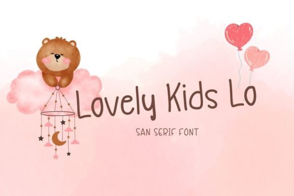 Lovely Kids Lo: The Handwritten Font for Energetic Campaigns