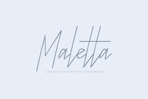 Maletta: A Versatile Script Font for Modern Marketers
