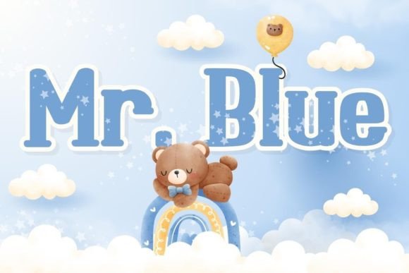 Mr. Blue: A Charming Script Font for Your Next Campaign