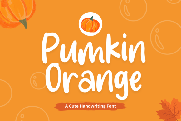 Pumpkin Orange: A Hand-Drawn Font for Crafters and Creators