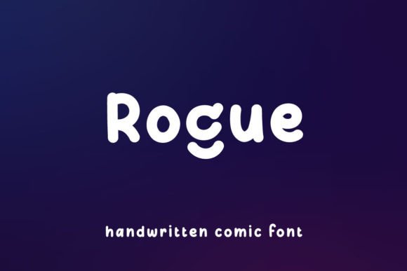 Rogue Font: A Hand-Drawn Script Font for Your Handmade Projects