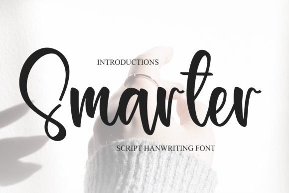Smarter: A Refined Script Font for Editorial Identity