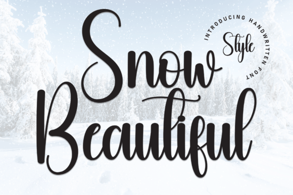 Snow Beautiful: An Editorial Font That Makes a Quiet Statement
