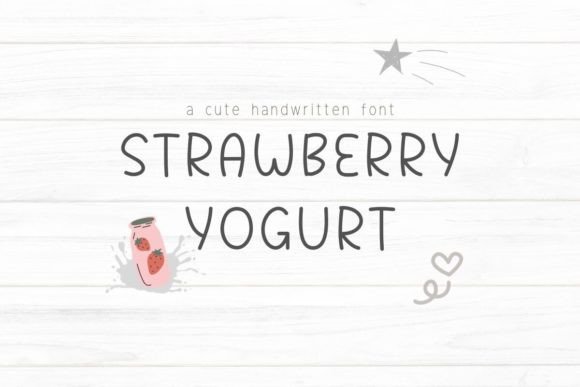 Strawberry Yogurt: A Friendly Review of This Handwritten Font