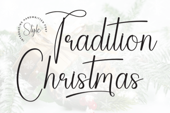 Tradition Christmas: A Craft-Friendly Font for All Your Projects