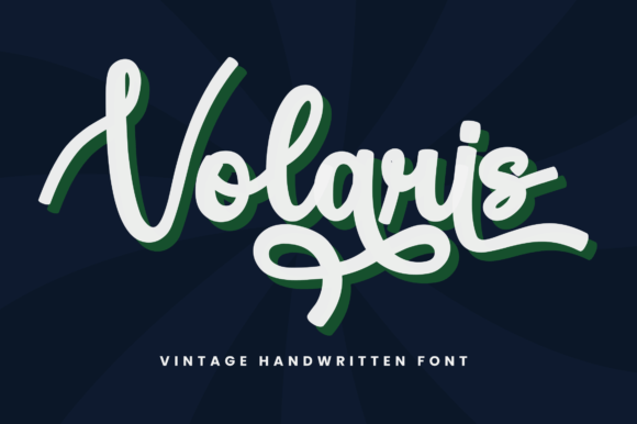 Volaris: A Vintage Font That Elevates Handmade Products