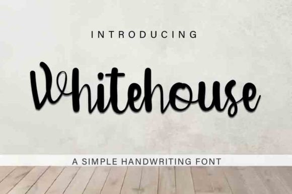 Whitehouse: A Playful Display Font for Editorial Design