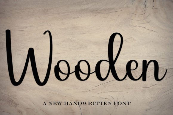 Wooden: A Refined Handwritten Font for Editorial Expression